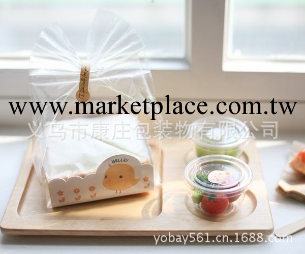 2013新款上市 可愛黃色小雞透明opp蛋糕包裝盒 可視月餅盒 批發工廠,批發,進口,代購