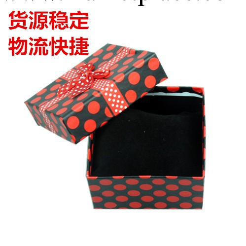 特價蝴蝶結手錶盒 首飾包裝盒 飾品包裝盒小圓點波點手錶包裝盒工廠,批發,進口,代購