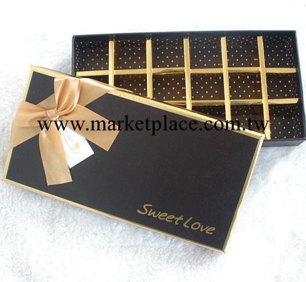 長方形巧克力盒18格 費列羅巧克力盒批發 絲巾禮品包裝盒 訂做工廠,批發,進口,代購