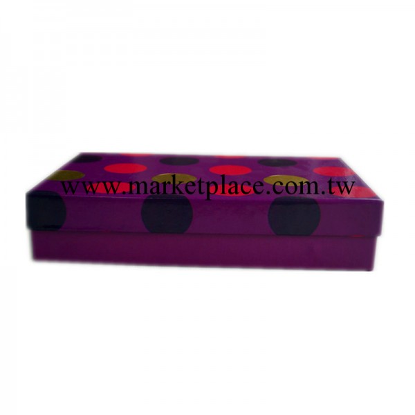 定制首飾盒 長方形紫色斑點天地蓋定做 飾品包裝盒定做 印logo批發・進口・工廠・代買・代購