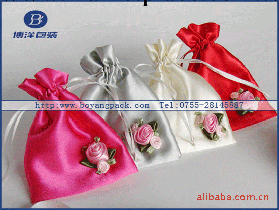 2014年新款上市 時尚漂亮玫瑰繡花色丁袋工廠,批發,進口,代購