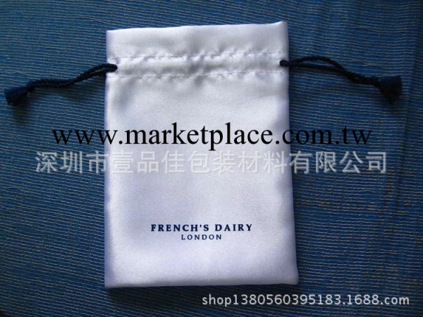 促銷新款 拉繩禮品色丁袋 印刷束口色丁袋 色丁佈袋工廠,批發,進口,代購