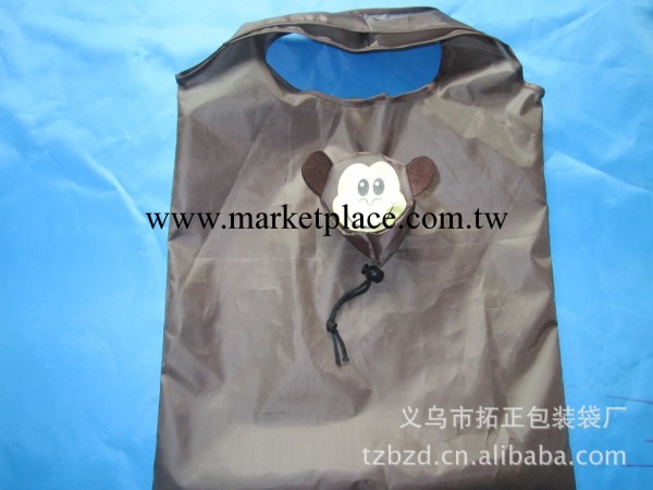 小猴子折疊購物袋 廣告袋 滌綸袋 多款式環保購物袋工廠,批發,進口,代購