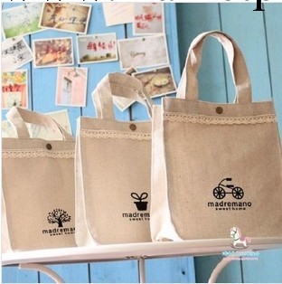 正品zakka 棉麻佈藝環保購物袋雜物手拎包環保袋 小清新手提袋工廠,批發,進口,代購