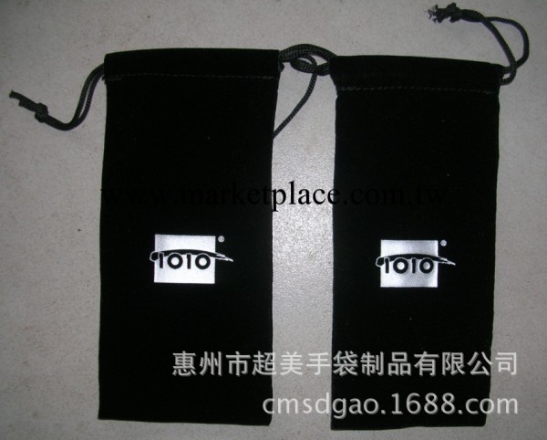 惠州工廠專業定做舒口袋 裝電子配件 高檔天鵝絨佈袋可印LOGO工廠,批發,進口,代購