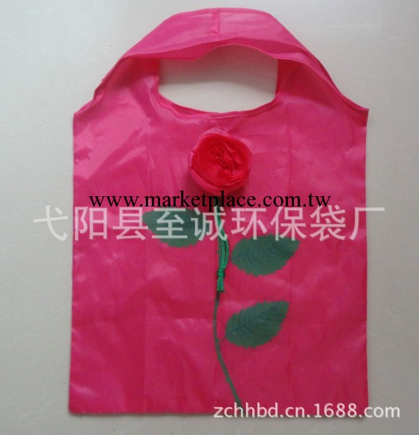 190T滌綸 創意玫瑰花購物袋 多色可選  可印刷LOGO批發・進口・工廠・代買・代購