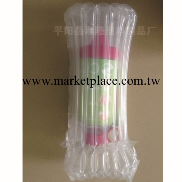 加工定制PE填充氣袋 玻璃檸檬杯氣柱袋工廠,批發,進口,代購