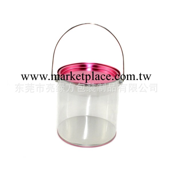 廠傢直銷PVC鐵桶 馬口鐵PVC膠桶 透明膠桶（圖）工廠,批發,進口,代購