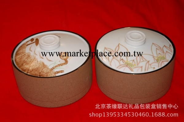 粗陶泥手繪茶葉罐 茶具配件密封儲存批發乾貨儲存罐 半斤裝工廠,批發,進口,代購