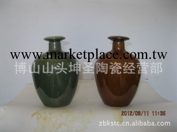 工廠生產供應1斤孟陽復古綠陶瓷酒瓶工廠,批發,進口,代購
