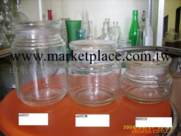 供應WK0023三件套玻璃罐(圖)工廠,批發,進口,代購