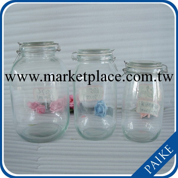 供應圓形密封罐 圓形儲物罐 玻璃罐 各種高檔玻璃罐工廠,批發,進口,代購