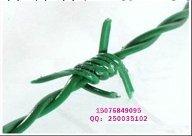 耐腐蝕抗氧化的塗塑刺繩 包塑刺繩  PVC塗塑刺繩 帶刺的鐵絲工廠,批發,進口,代購
