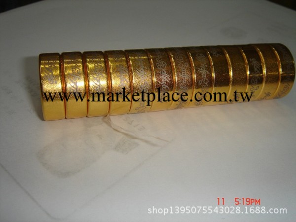 24年廠傢直銷：金色 銀色花紋磁力戒指 強磁磁戒 魔術道具專用工廠,批發,進口,代購