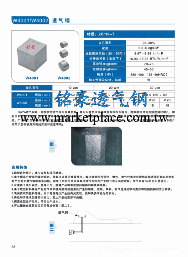 日本大氣孔，中氣孔，小氣孔，PM-35透氣鋼,模具透氣鋼工廠,批發,進口,代購