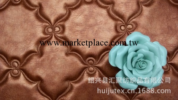 【廠傢直銷】HJ-RB-00605 刺繡軟包皮革 傢居裝飾皮革工廠,批發,進口,代購