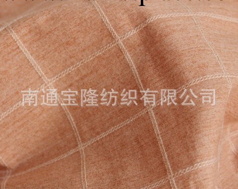 供應日本訂單 吸濕排汗 橙色 麻棉色織格佈批發・進口・工廠・代買・代購