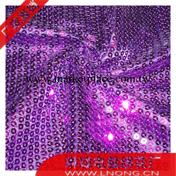 5mm直徑紫色珠片佈料工廠,批發,進口,代購