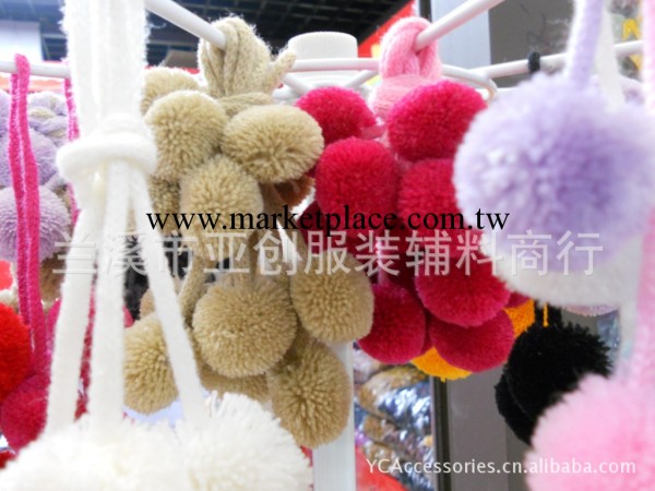 義烏廠傢供應聖誕帽玩具用 毛線球 毛球 毛毛球 款式多樣批發・進口・工廠・代買・代購