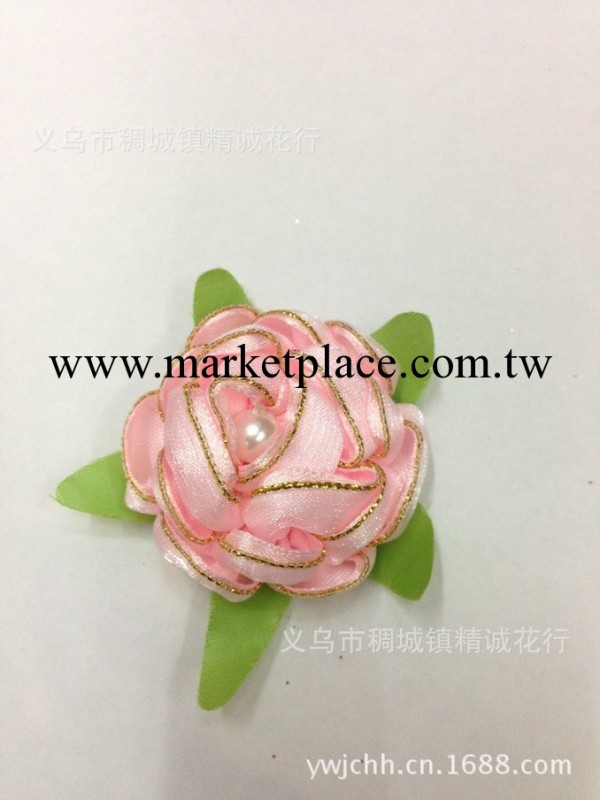 廠傢直銷戴珍珠服裝飾品玫瑰小胸花工廠,批發,進口,代購