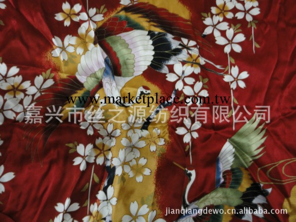 印花素縐緞 日本和服的首選麵料  印花素縐緞工廠,批發,進口,代購