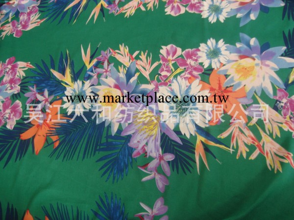 5075滌雙縐（2013）歐美花型、國際時裝旗袍風范批發・進口・工廠・代買・代購