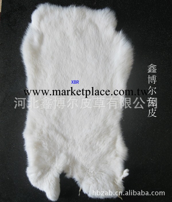 廠傢直銷鑫博爾優質自然白色進口兔毛1張起批。批發・進口・工廠・代買・代購