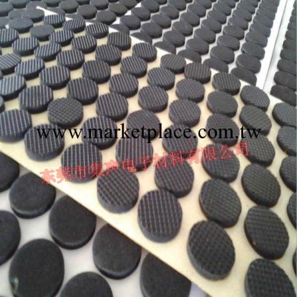 廠傢直銷圓形橡膠墊 電子產品防滑用黑色橡膠膠墊 各種形狀可訂做工廠,批發,進口,代購