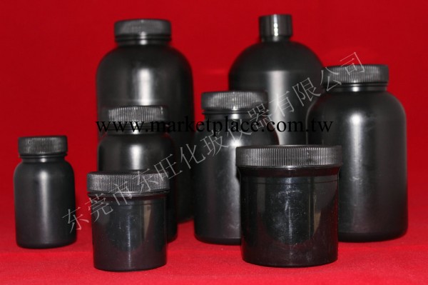供應黑色塑料瓶1000ML  大口塑料瓶 hdpe塑料瓶 黑色廣口瓶工廠,批發,進口,代購