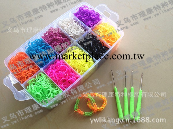 矽膠彩虹色圓圈橡皮筋 可編織手環用批發・進口・工廠・代買・代購