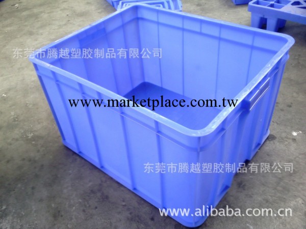 供應塑膠周轉箱-塑料箱防靜電膠箱-藍色塑膠籮筐批發・進口・工廠・代買・代購