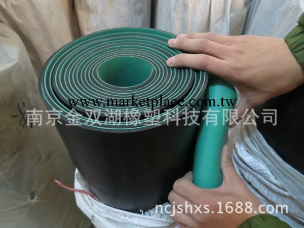 南京防靜電橡膠板，一麵綠一麵黑工廠,批發,進口,代購