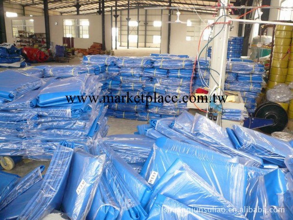 專業生產加工出口雙藍色PE PP防水遮陽佈 篷佈 彩條佈 廠傢直工廠,批發,進口,代購
