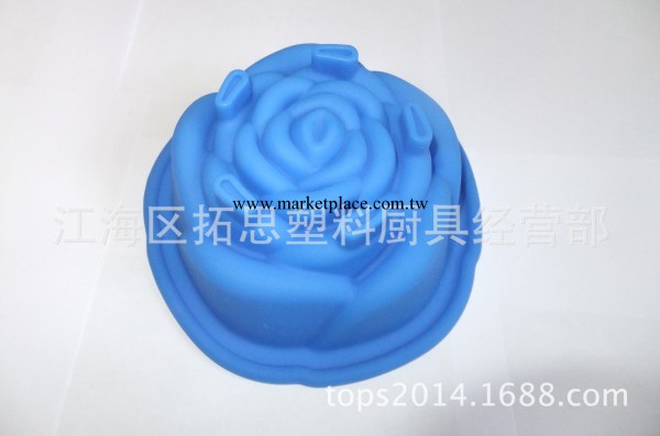 單孔矽膠蛋糕模 6寸玫瑰花矽膠蛋糕模 玫瑰矽膠烤盤 花型蛋糕模工廠,批發,進口,代購
