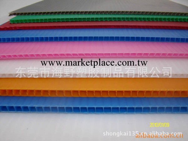 海野專業生產2mm-12mmPP塑料中空板，各種彩色中空板平板工廠,批發,進口,代購