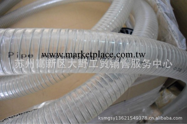 耐高溫吸料管、耐高溫透明鋼絲吸料管，透明環保鋼絲軟管吸料管工廠,批發,進口,代購
