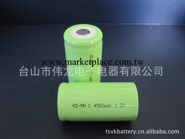 特價高容量C型鎳氫可充電池C4500MAH 1.2V工廠,批發,進口,代購