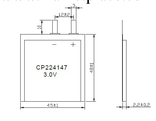 CP224147  人員定位卡電池 識別卡電池 電子標簽電池工廠,批發,進口,代購