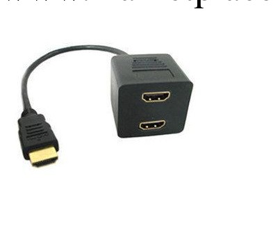 廠傢供應HDMI一分二線 hdmi公轉HDMI母 HDMI 雙胞胎線工廠,批發,進口,代購