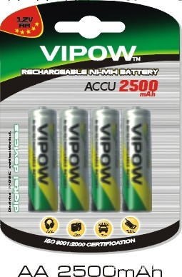 供應VIPOW鎳氫充電池VH-2500工廠,批發,進口,代購