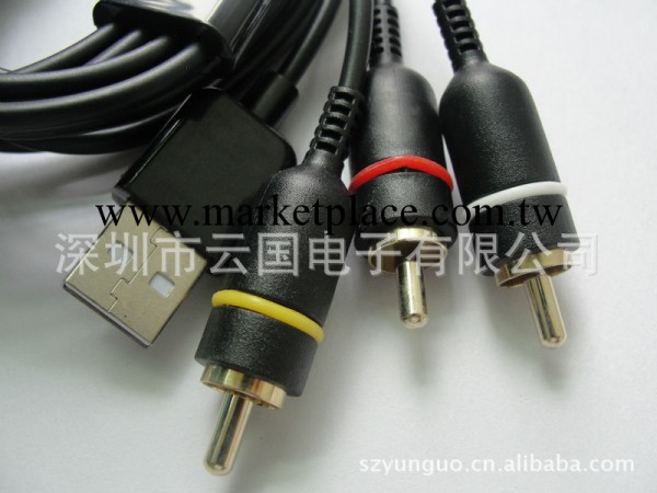 廠傢供高品質帶USB接口SAMSUNG三星AV線/視頻線/三星P1000視頻線U批發・進口・工廠・代買・代購