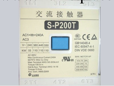 東莞 供應 士林 系列交流接觸器 SP200T  原裝正品工廠,批發,進口,代購