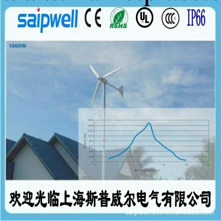 廠傢直銷FD3.0-1000風力發電機  3葉1000W  傢用風力發電機工廠,批發,進口,代購