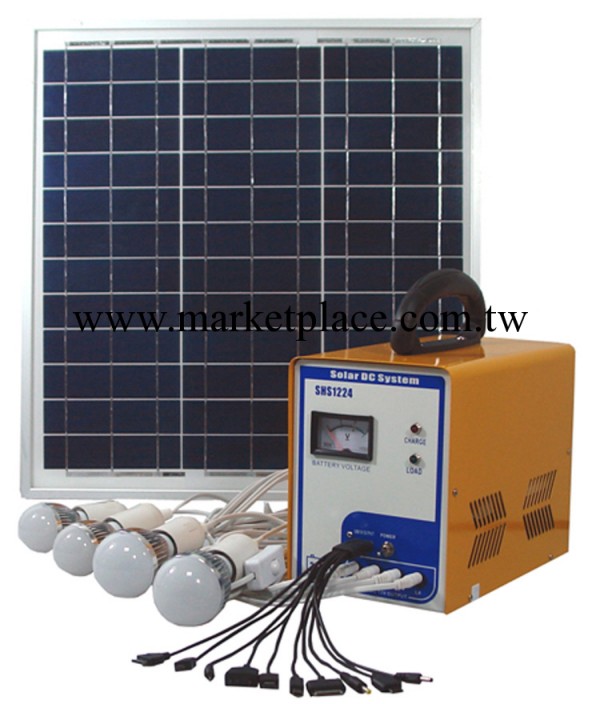 太陽能傢用系統 24Ah直流系統 便攜式太陽能光伏戶用照明系統工廠,批發,進口,代購