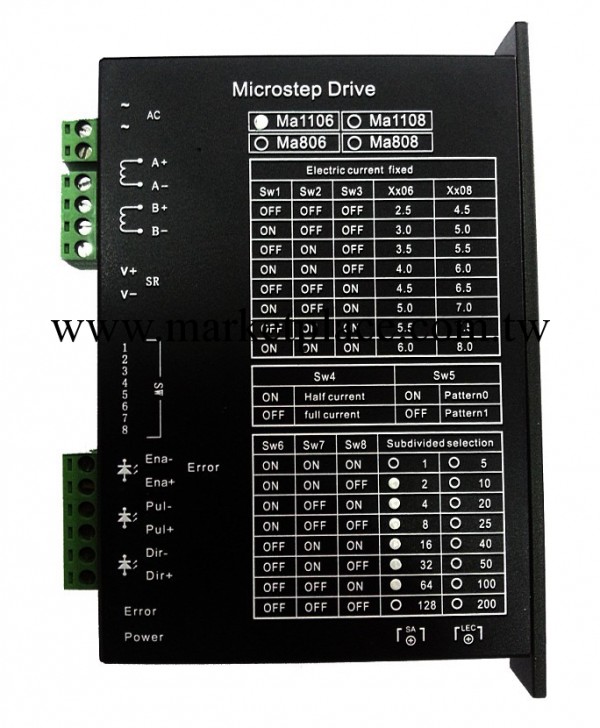 步進馬達驅動器/步進電機驅動器MA1106、廠傢直銷工廠,批發,進口,代購