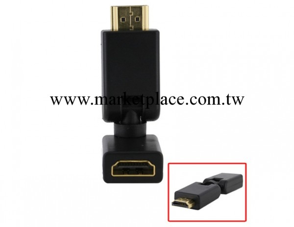 HDMI公-HDMI母 HDMI公對母彎頭 旋轉高清轉換頭 360度自由旋轉工廠,批發,進口,代購