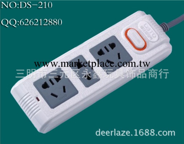 德仕通排插 DS-210 線長3米 3孔插位 歐美達電器 廠價直銷工廠,批發,進口,代購
