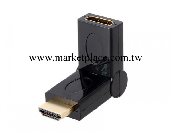 HDMI公 to HDMI母 旋轉高清轉換頭 彎頭高清轉換頭 180度 鍍金工廠,批發,進口,代購