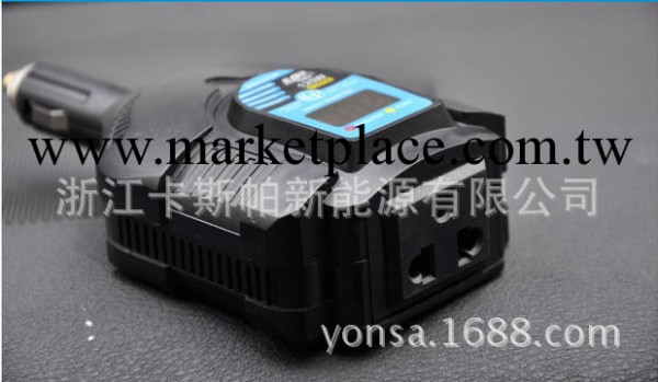 卡斯帕品牌125W車載逆變器 帶數顯功能 12V/24V轉110/230交流電壓工廠,批發,進口,代購