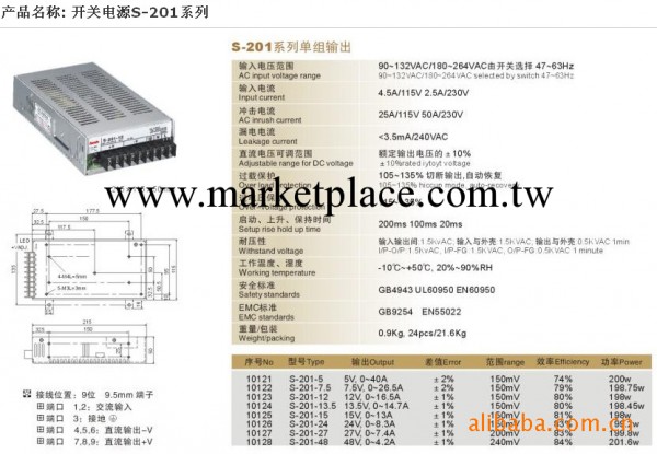 廠傢供應12V  24V   200W    工業開關電源工廠,批發,進口,代購